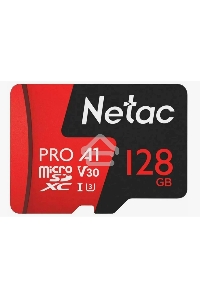 Флеш карта MicroSD card Netac P500 Extreme Pro 128GB, retail version w/o SD adapter