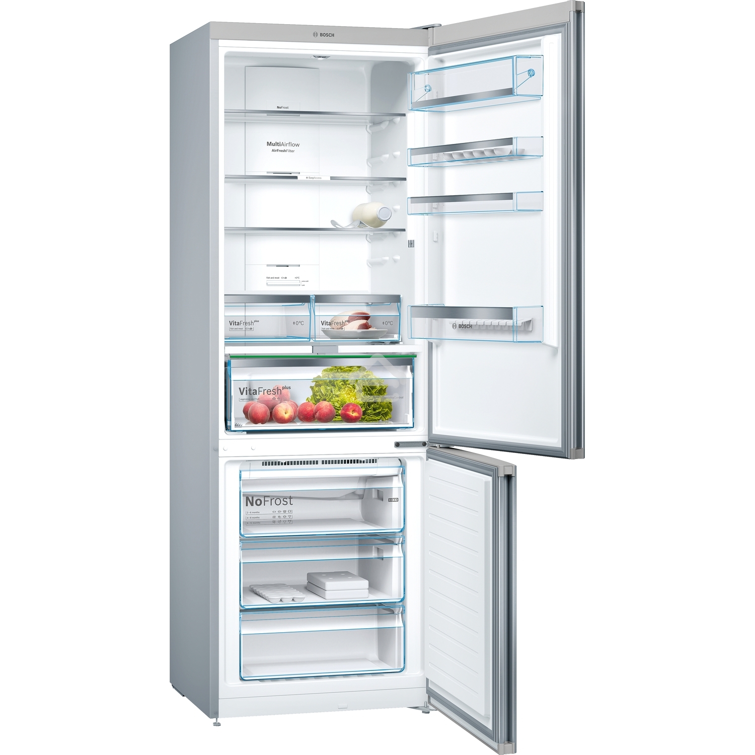 Холодильник Bosch KGN49LB30U черный двухкамерный 330/105л морозилка снизу, No Frost