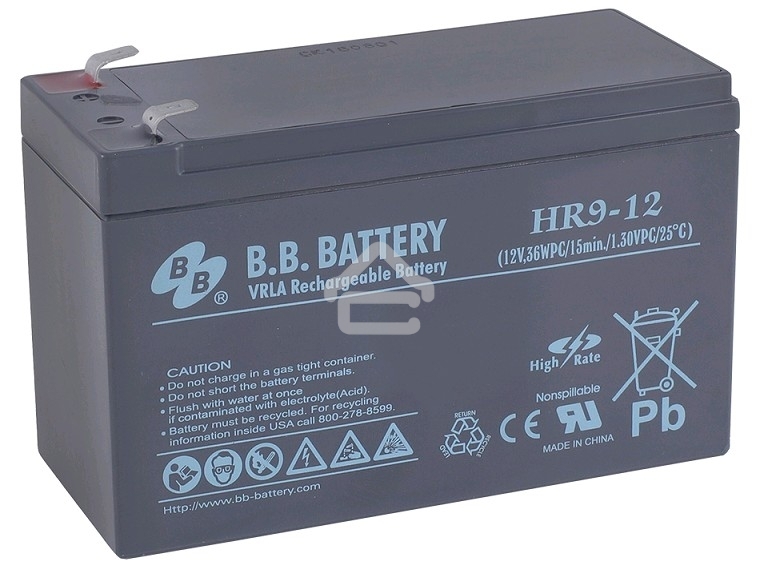 Батарея B.B.Battery HR 9-12 (12V 9Ah)