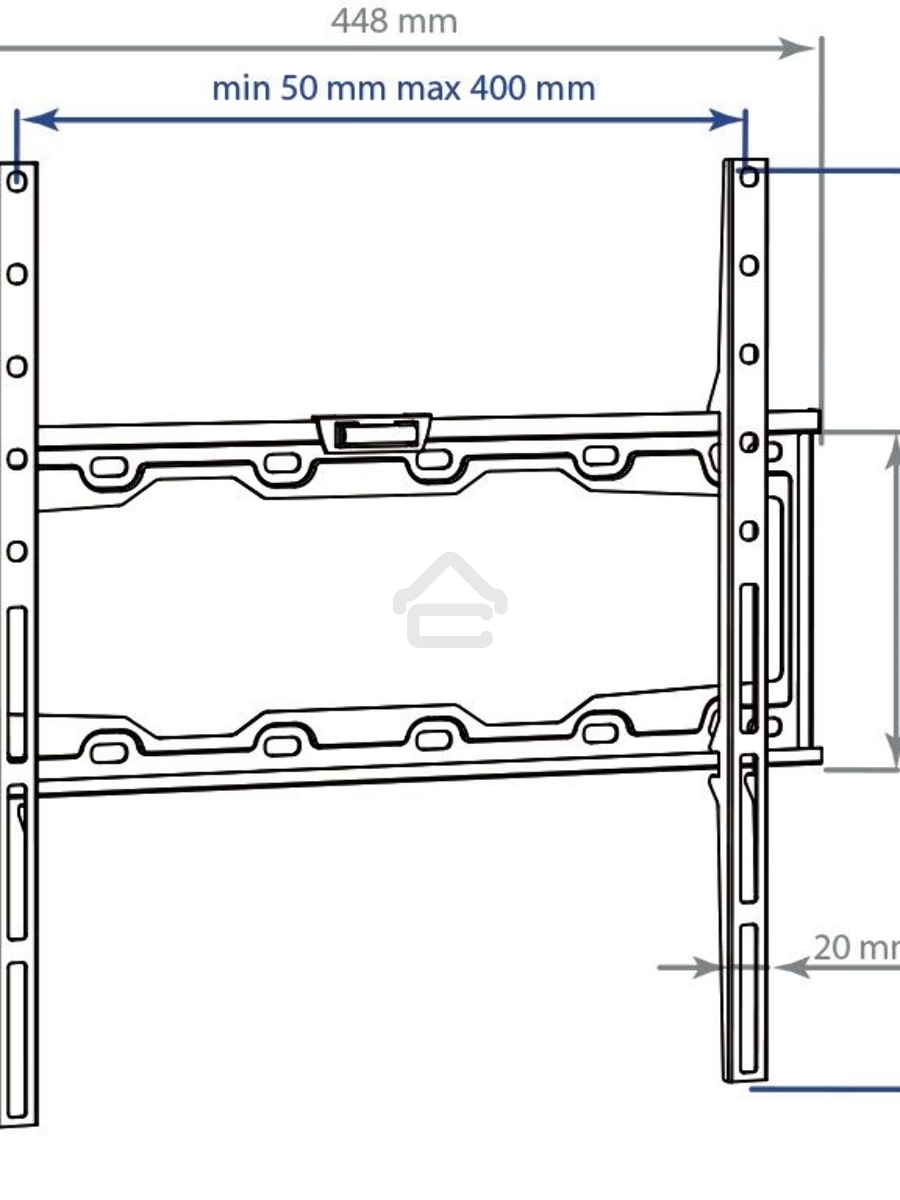 Кронштейн для LED/LCD телевизоров Kromax ELEMENT-3 черный