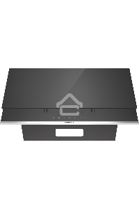 Вытяжка наклонная Gorenje WHI649X21P, 740 м2/ч, 250 Вт, режимы - отвод, циркуляция, ширина 60 см, нержавеющая сталь, черное стекло