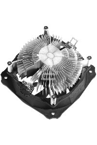 Кулер для CPU ID-Cooling DK-03 серебристый/черный 120мм 1600rpm 26db 100W 63мм