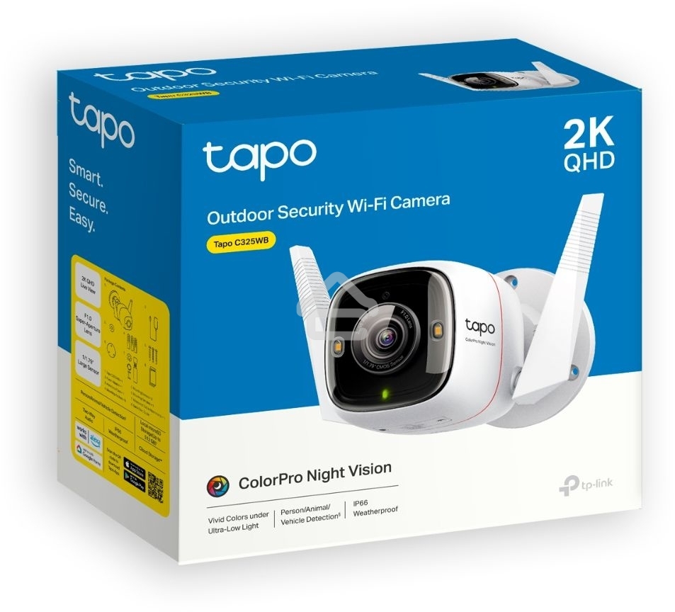 Уличная камера видеонаблюдения TP-Link Tapo C325WB с поддержкой Wi-Fi