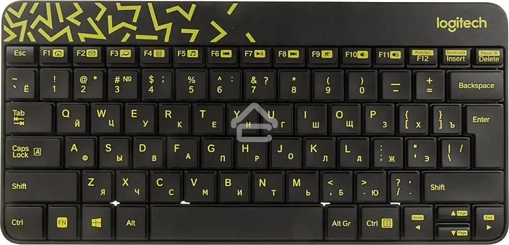 Клавиатура + мышь Logitech Wireless Desktop MK240 Nano Black Retail Combo