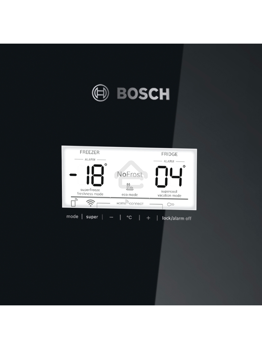 Холодильник Bosch KGN49LB30U черный двухкамерный 330/105л морозилка снизу, No Frost