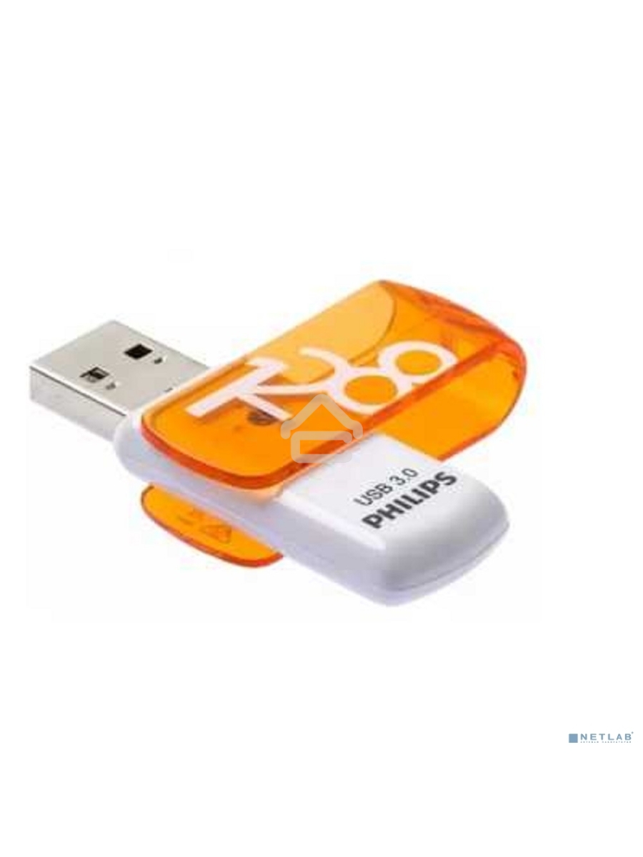 Флеш диск 128GB PHILIPS VIVID3.0 128GB, USB 3.0