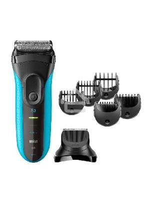 Бритва сетчатая Braun 3010BT синий/черный