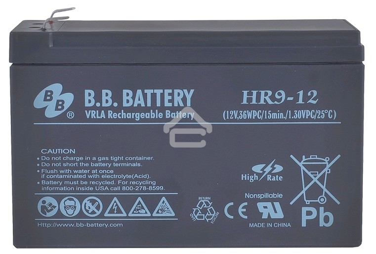 Батарея B.B.Battery HR 9-12 (12V 9Ah)
