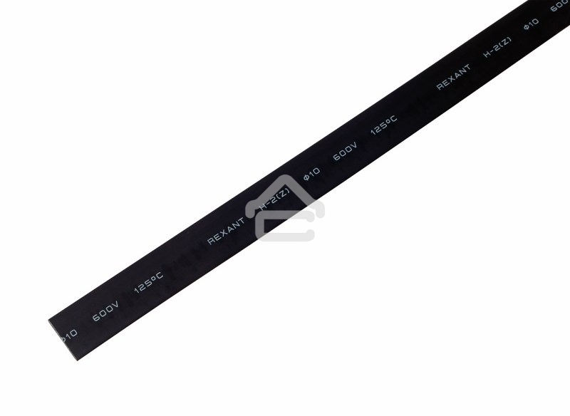 Термоусаживаемая трубка Rexant 9,0/4,5 мм, черная, упаковка 50 шт. по 1 м