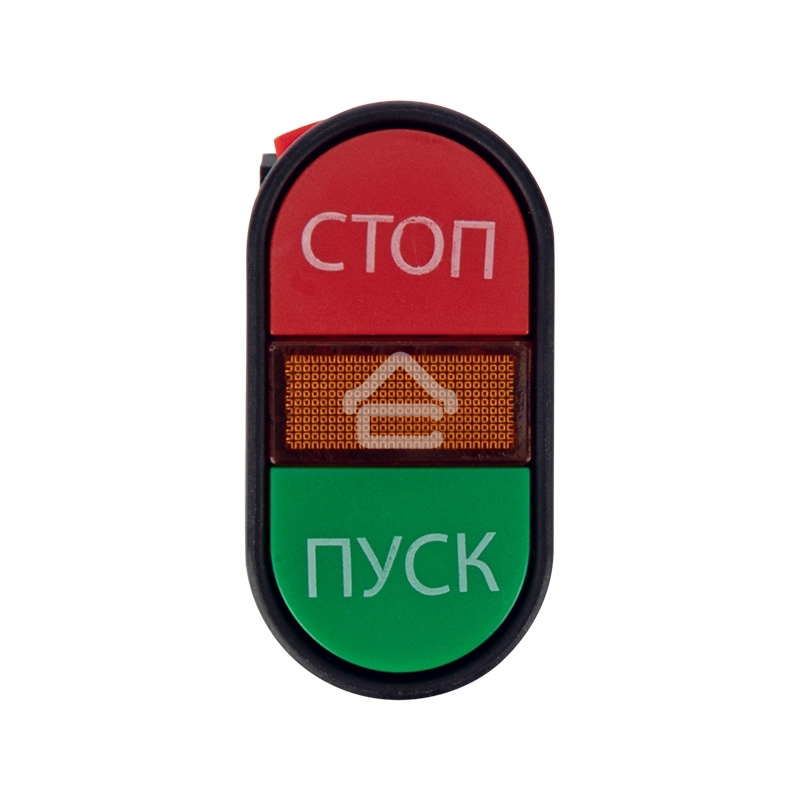 Кнопка APBB-22 «Пуск-Стоп» овальная 230 В NO+NC Rexant