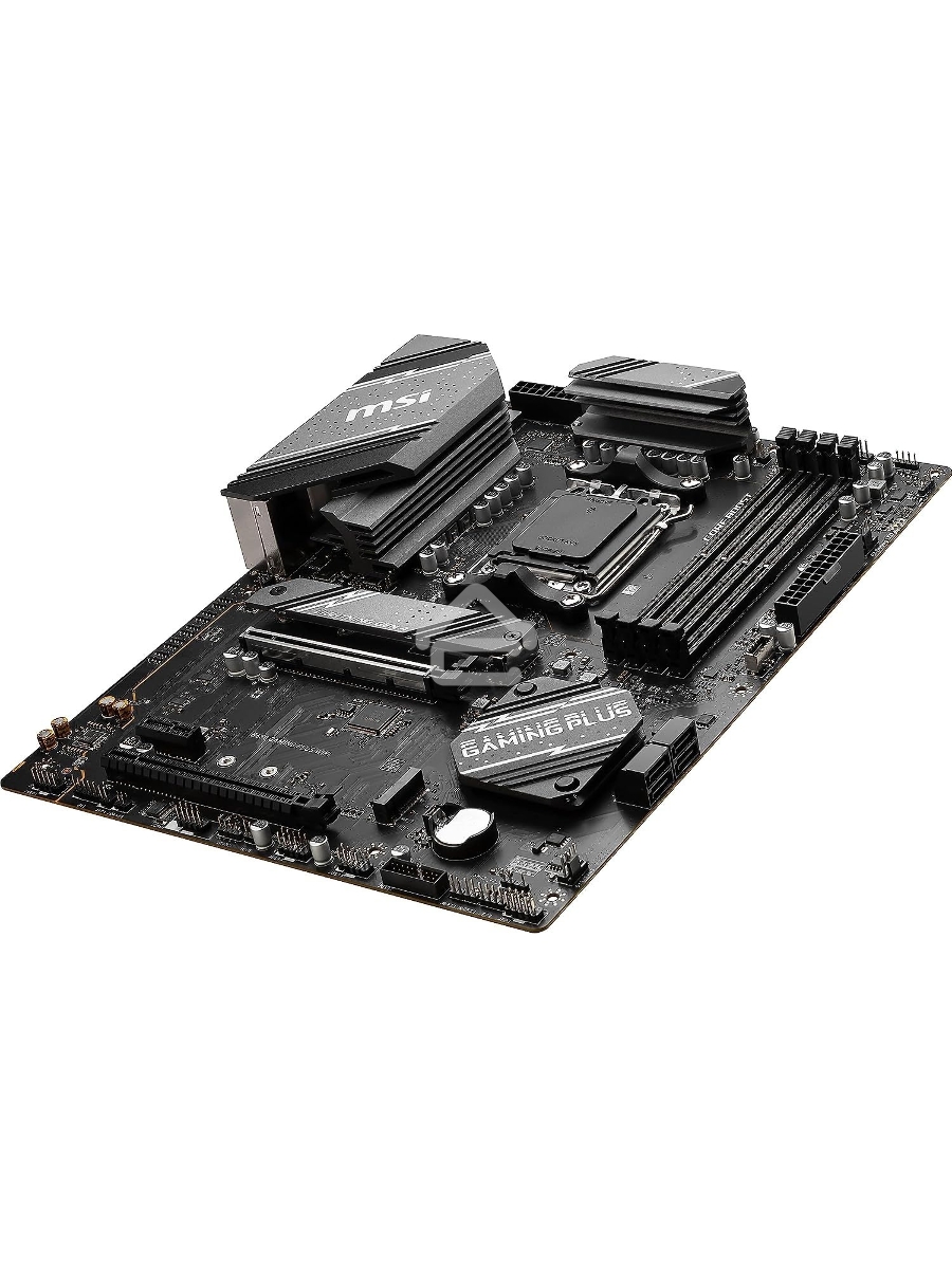 Материнская плата MSI B650 GAMING PLUS WIFI, AM5, AMD B650, 4xDDR5, 4xSATA, 2xM.2, 1xPCI-E 4.0 x16, 1xPCI-E 4.0 x4, 1xDisplayPort, 1xHDMI, 1x 2.5Gb LAN, 4xUSB 3.2 Gen 1, 3xUSB 3.2 Gen 2, 6x3.5 мм, 7.1, Standard-ATX