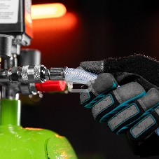 Шланг пневматический ПВХ, 10x16мм, 18 бар, армированный, прозрач., быстросъем, 30м Stels