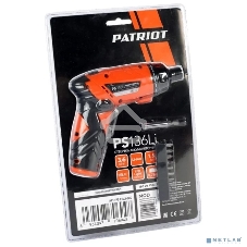 Отвертка аккумуляторная PATRIOT PS 136Li Li-Ion, 3.6 В/1,5 Ач, Реверс, 200 об/мин, 3,5 Нм, патрон: НЕХ 1/4
