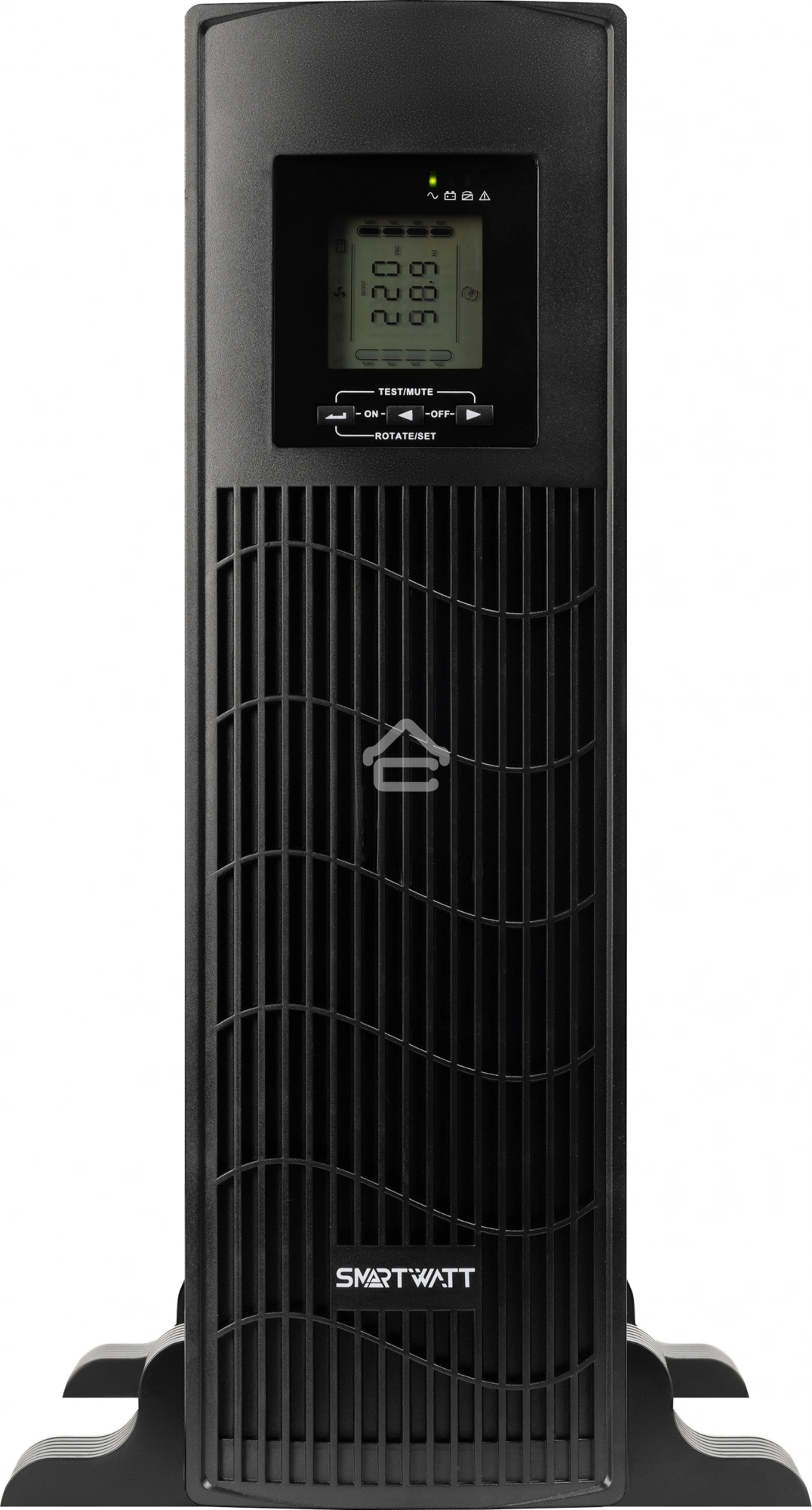 Источник бесперебойного питания SMARTWATT UPS DATA 3kVA Line-interactive SIN 3000VA/2400W (Euro x1, IEC C13 x6, USB, RJ11/RJ45 protection, SNMP, LCD