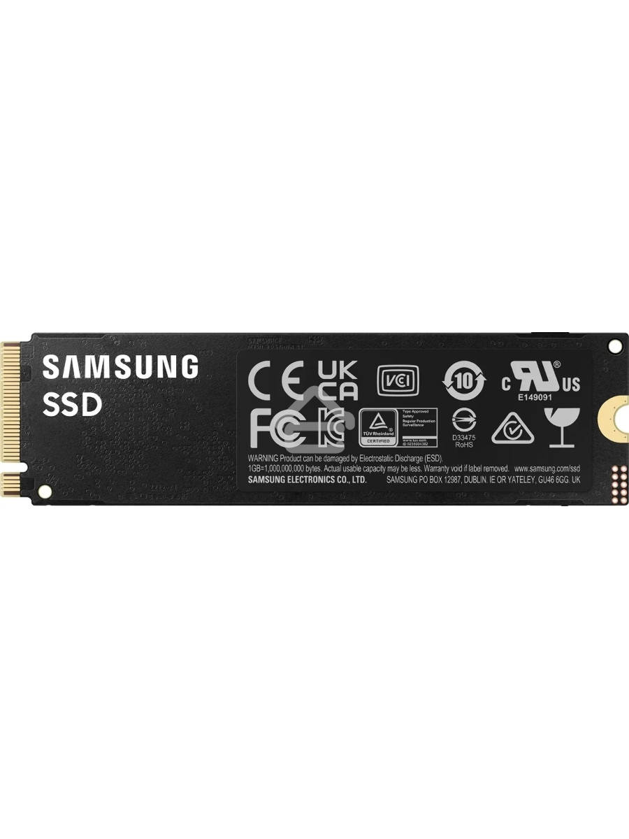 Накопитель SSD Samsung 990 PRO, 4TB, PCIe 4.0 x4, M.2 2280, NVMe, R/W 7450/6900