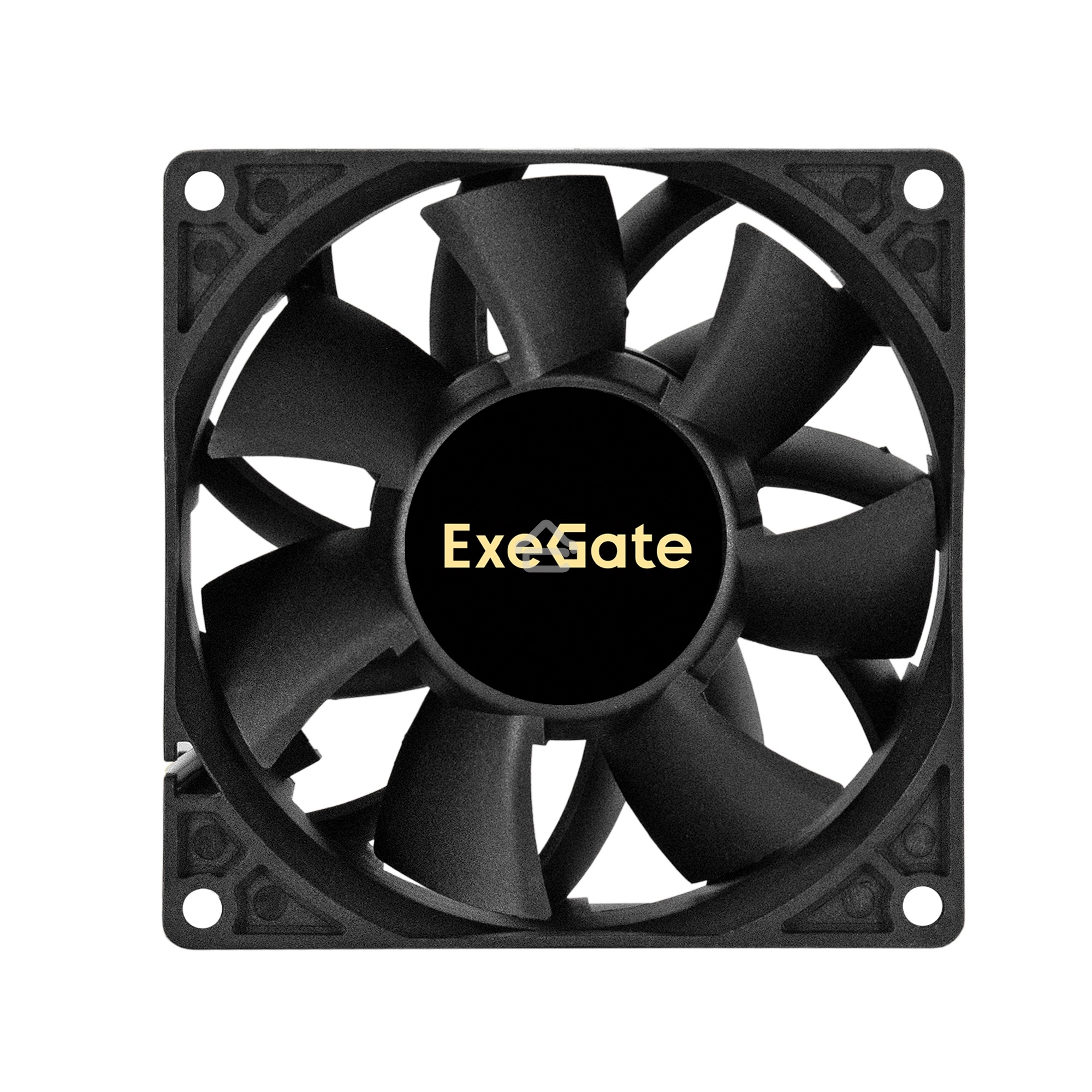 Вентилятор для корпуса ExeGate EX09238S3P-24 черный, 92 мм, 4500 об/мин, 48.3 дБ, 3 pin