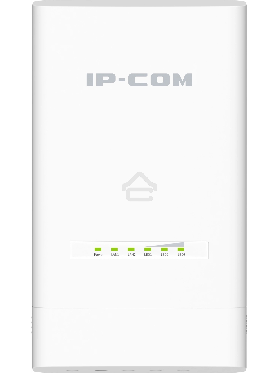 Наружная точка доступа IP-COM CPE12, 5 ГГц, до 867 Мбит/с, IP65, 1х12dbi, PoE, 2х1 Гбит/с, молниезащита 6000В