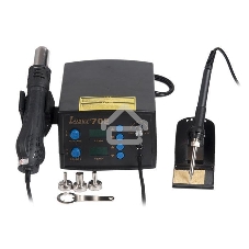 Станция паяльная термовоздушная + паяльник Lukey 702