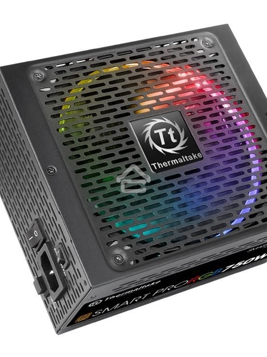 Блок питания Thermaltake Smart Pro RGB (PS-SPR-0750FPCBEU-R), 750Вт, 80 PLUS Bronze, 140мм, модульный, черный