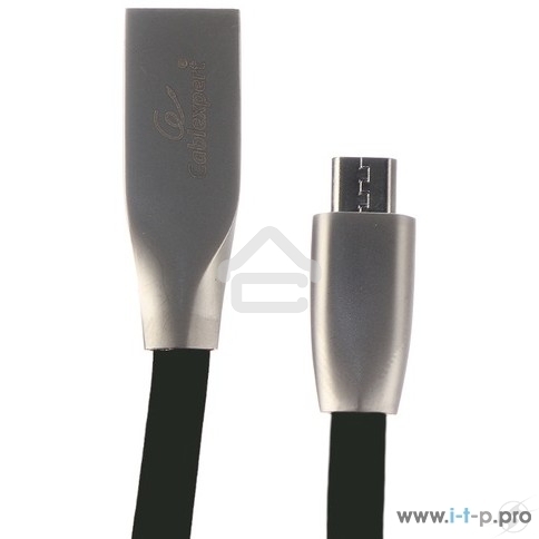 Кабель USB2.0 Cablexpert CC-G-mUSB01Bk-0.5M, AM/microB, серия Gold, длина 0.5м, черный, блистер