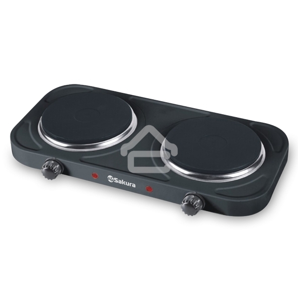 Плитка электрическая Sakura ПЭ-04В 2000Вт 154/154мм 2конф/диск