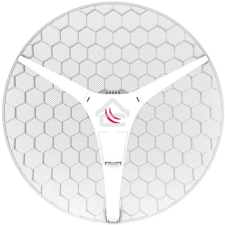Точка доступа MikroTik Pack of 4x LHG XL 5 ac with 27dBi 5GHz antenna, Dual Chain 802.11ac wireless, 716MHz CPU, 256MB RAM, 1x Gigabit LAN, POE, PSU, RouterOS L3