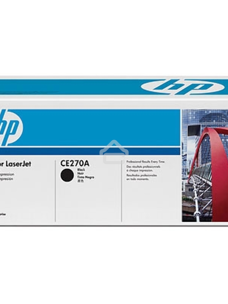 Картридж лазерный HP CE270A черный для Color LaserJet Enterprise CP5525 13500 стр.