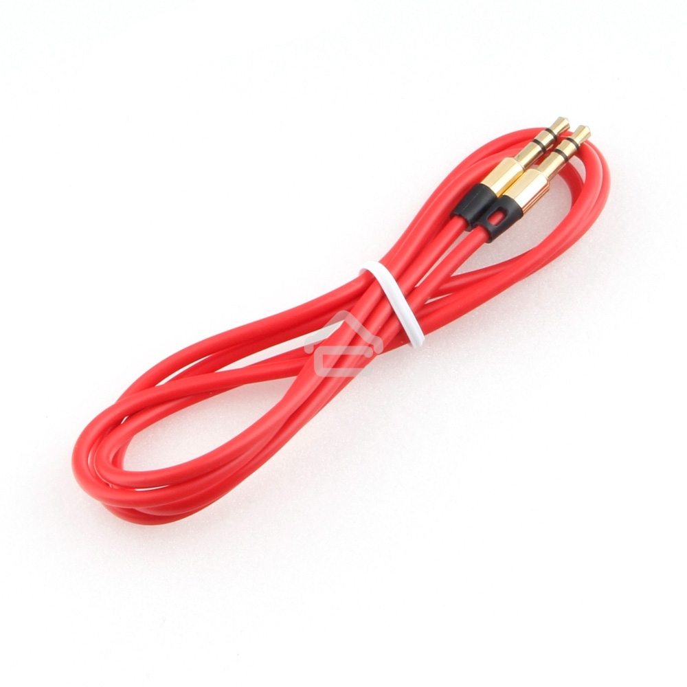 Кабель аудио Cablexpert CCAB-01-35MM-1MR, 3.5 Jack (M)/3.5 Jack (M), красный. 1м, блистер