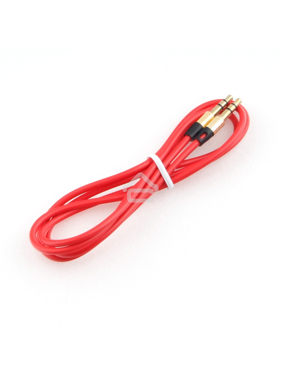 Кабель аудио Cablexpert CCAB-01-35MM-1MR, 3.5 Jack (M)/3.5 Jack (M), красный. 1м, блистер