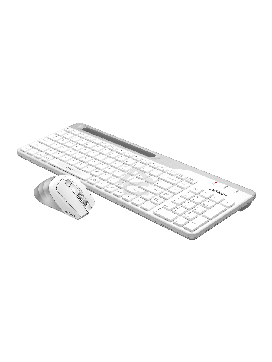 Клавиатура + мышь A4Tech Fstyler FB2535C клав:белый/серый мышь:белый/серый USB беспроводная Bluetooth/Радио slim
