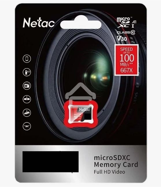 Флеш карта MicroSD card Netac P500 Extreme Pro 128GB, retail version w/o SD adapter