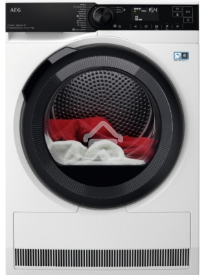 Сушильный барабан AEG 9000 серия, 9 кг, класс энергоэффективности A+++, глубина 60 см, большой ЖК дисплей, инверторный двигатель, WiFi
