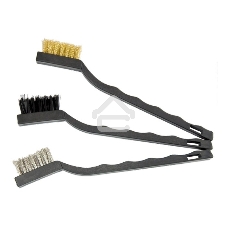 Набор щеток Matrix, 3 шт., металлические с пластмассовой ручкой, малые