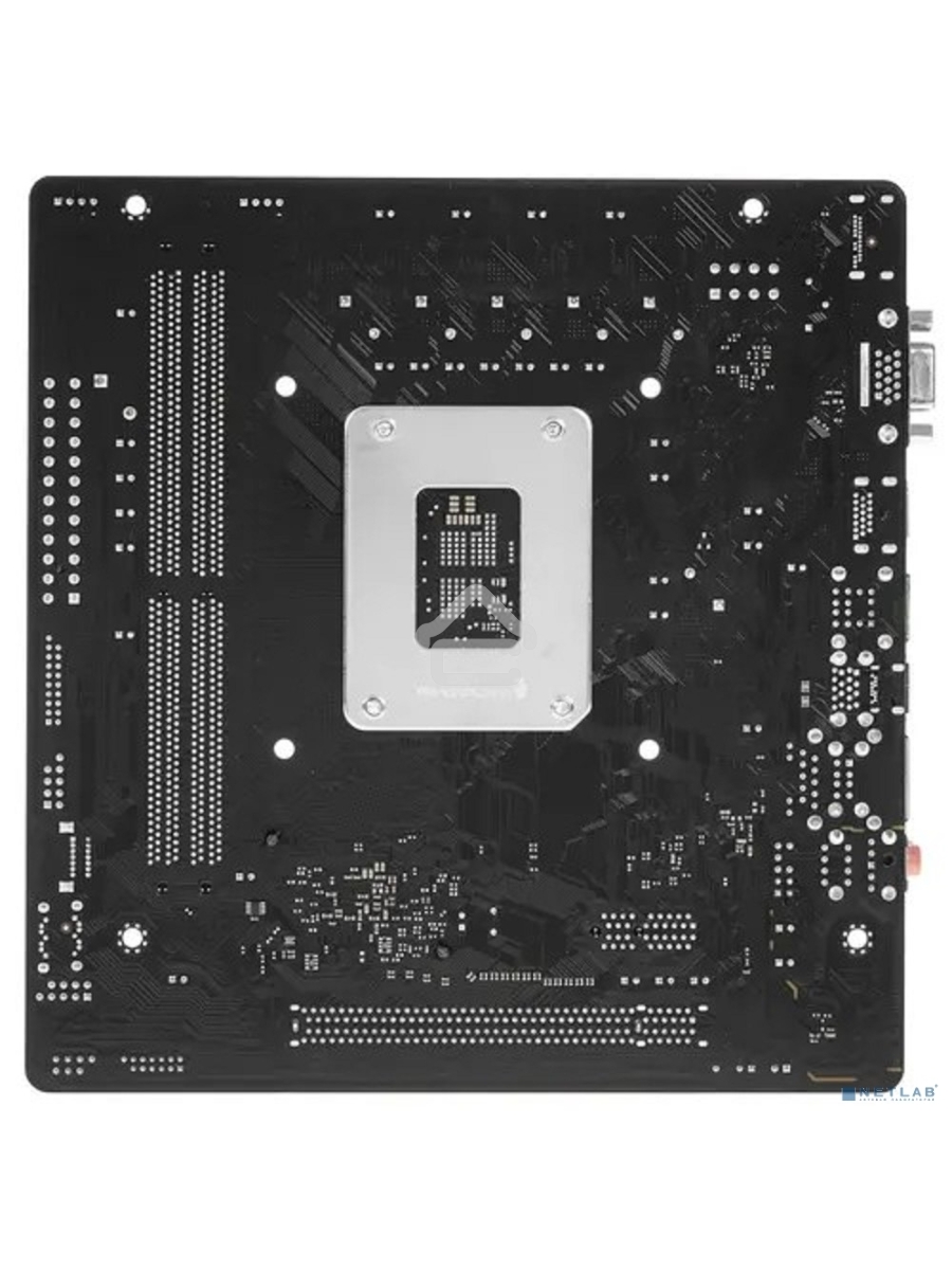 Материнская плата ASRock H610M-HVS, LGA 1700, Intel H610, 2xDDR4, 4xSATA, 1xPCIe 4.0 x16, 1xPCIe x1, 1xHDMI, 1xVGA, 1x 1Gb LAN, 2xUSB-A 3.2 Gen 1, 4xUSB 2.0, 3x3.5 мм, 7.1, mATX