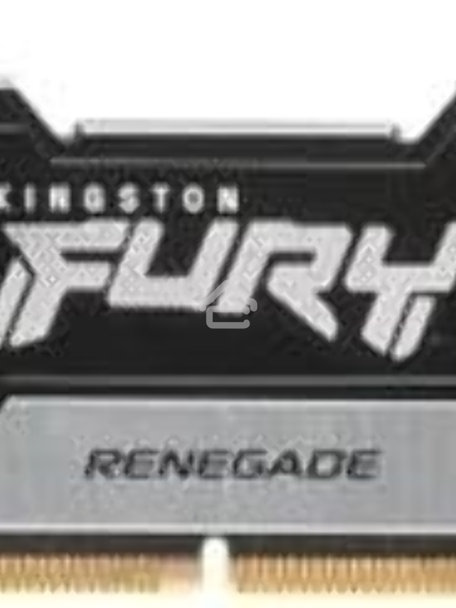 Оперативная память Kingston Fury Renegade, DDR5, 32GB (1x32GB), 6400MHz, CL32, DIMM, радиатор, серебристый/чёрный