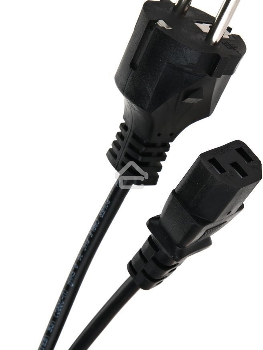 Кабель компьютер - розетка 1.8m 220V (Европейский стандарт) VCOM/TELECOM