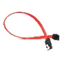 Кабель интерфейсный SATA Cablexpert CC-SATAM-DATA90-0.3M, 30см, угловой разъем, 7pin/7pin, защелка, пакет