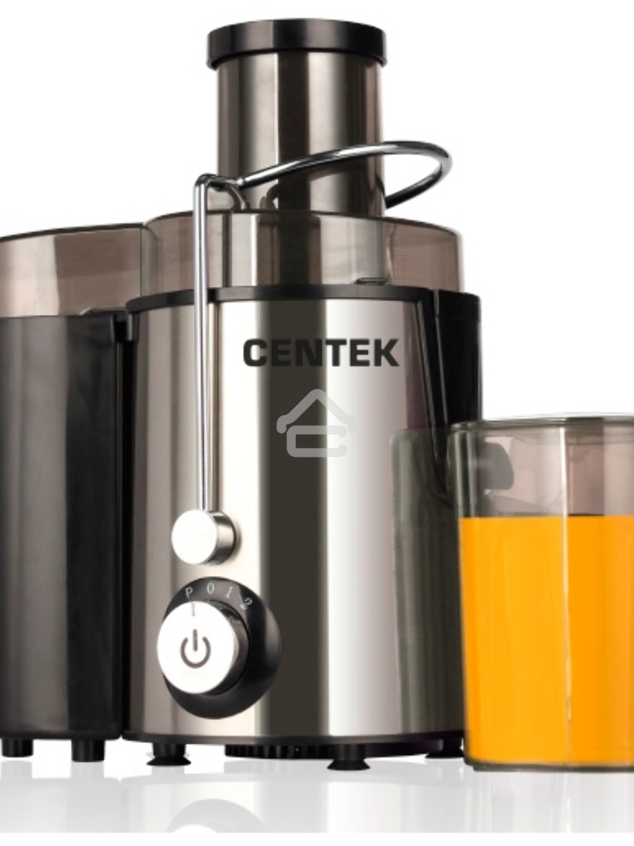 Соковыжималка Centek CT-1209 нержавеющая сталь/черный, 600 Вт