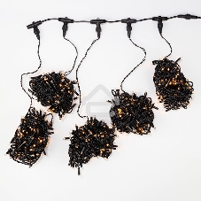 Гирлянда Neon-night LED ClipLight 24V, 5 нитей по 20 метров, цвет диодов желтый