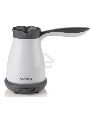 Электрическая турка Gorenje TCM330W белый, исп. кофе - молотый, 0.33 л, 550 Вт.