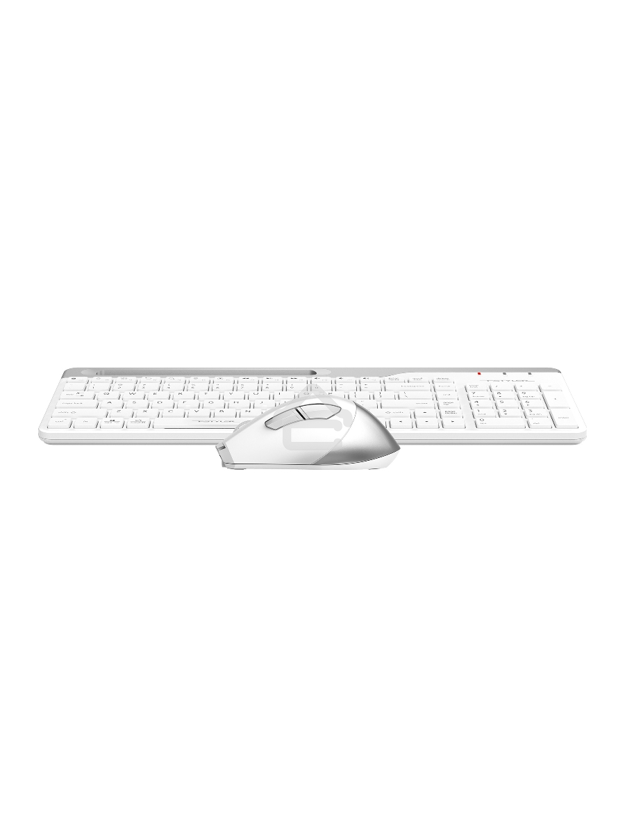 Клавиатура + мышь A4Tech Fstyler FB2535C клав:белый/серый мышь:белый/серый USB беспроводная Bluetooth/Радио slim