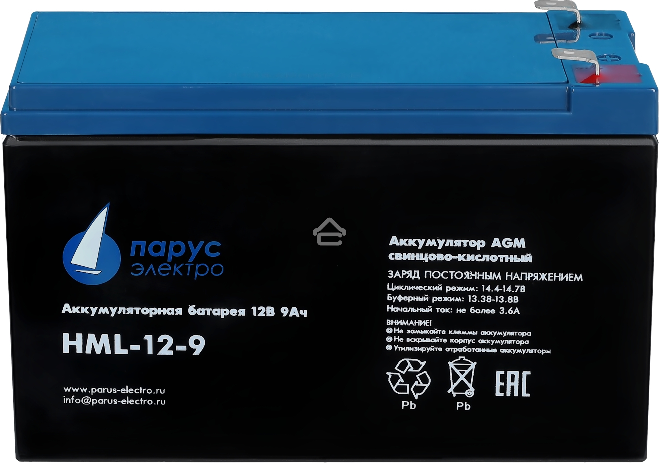 Батарея Парус Электро, профессиональная серия HML-12-9