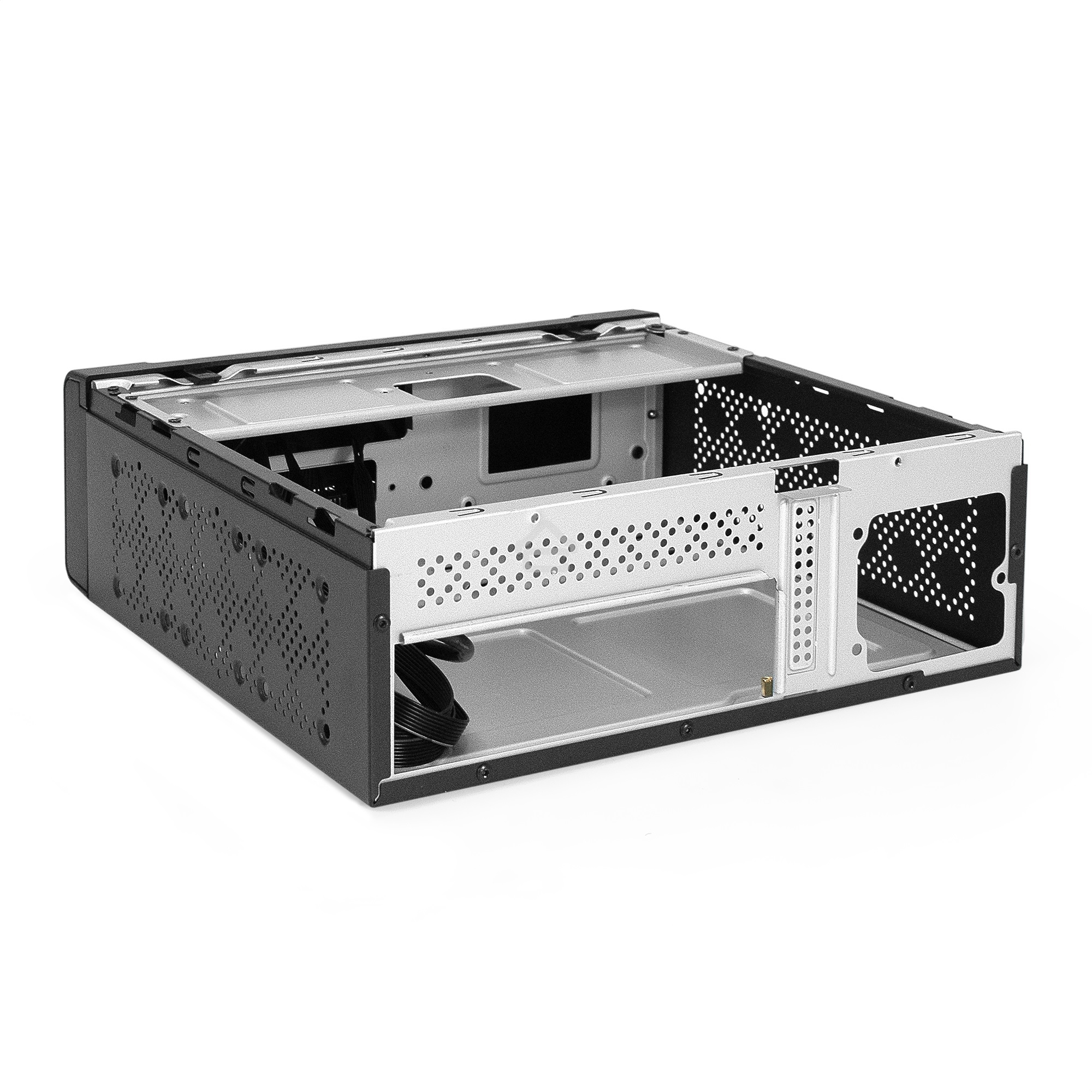 Компьютерный корпус Desktop ExeGate EX294018RUS FL-102 (mini-ITX, без БП, 2*USB+1*USB 3.0, аудио, черный)