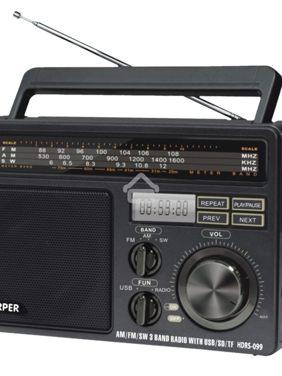Радиоприемник Harper HDRS-099 (Дисплей; USB; SD карта; радио)