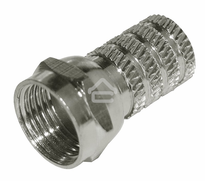 Разъем антенный на кабель Rexant, штекер F для кабеля RG-6 03-008C (100 шт.)