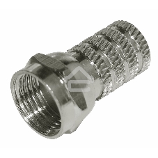 Разъем антенный на кабель Rexant, штекер F для кабеля RG-6 03-008C (100 шт.)