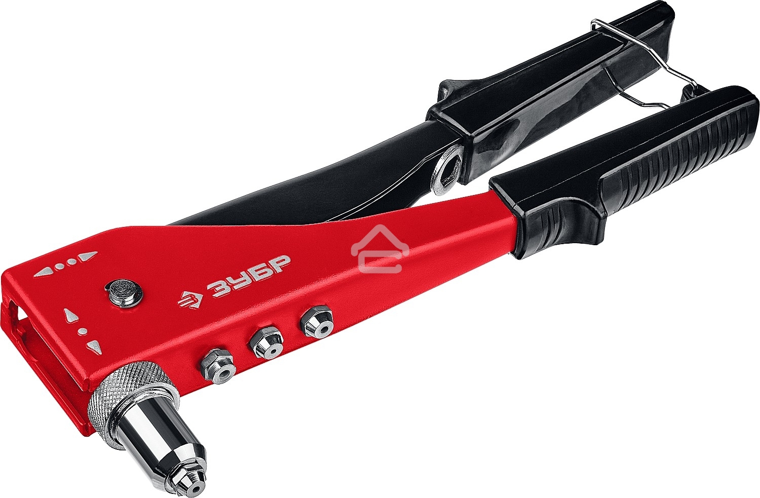 Заклепочник Зубр М-180 для заклепок 2.4-4.8 мм из алюминия и стали, стальной корпус 31199_z01