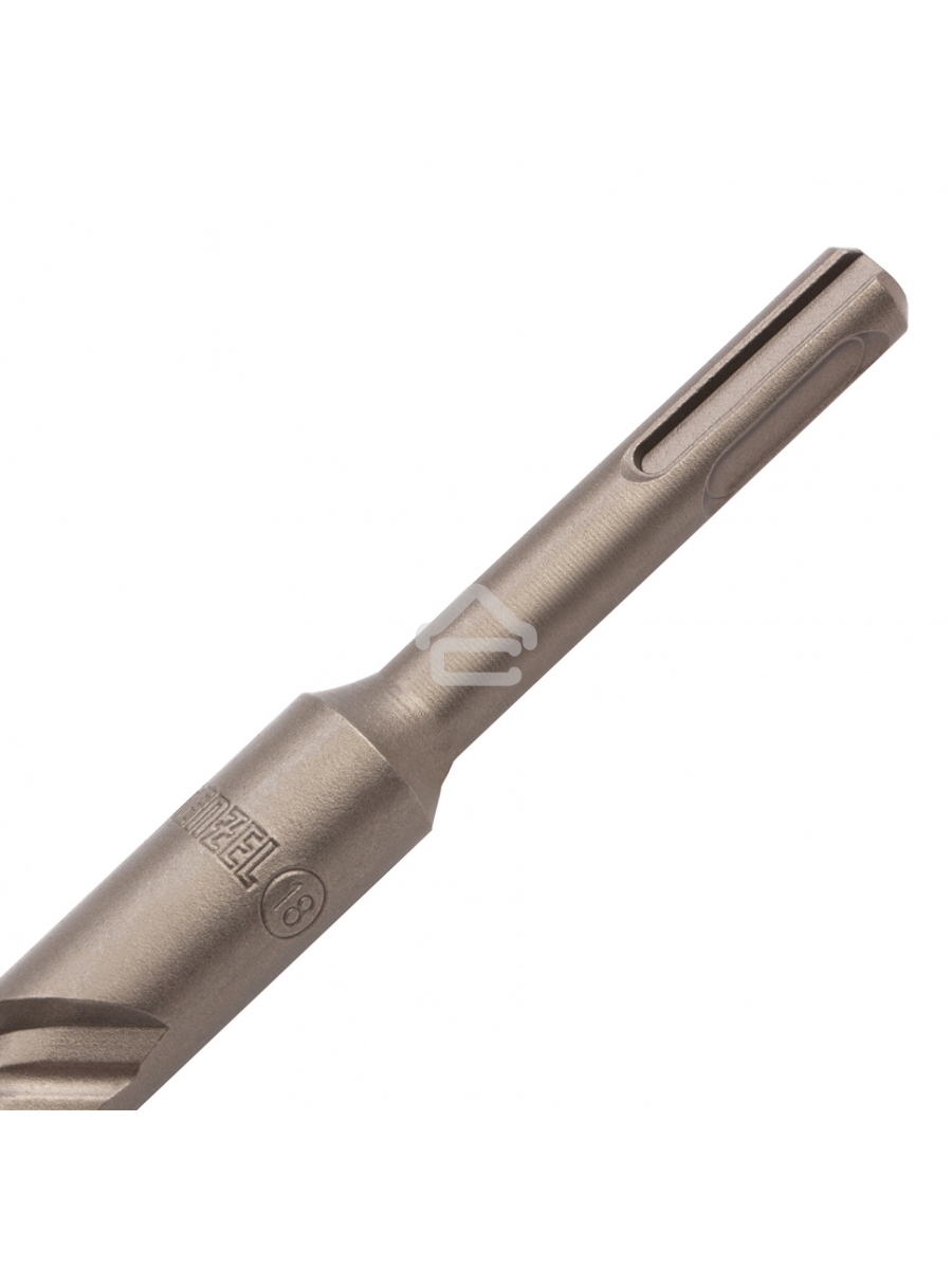 Бур по бетону, двойная спираль, Cobalt W-tip, 18x260 мм, SDS PLUS Denzel