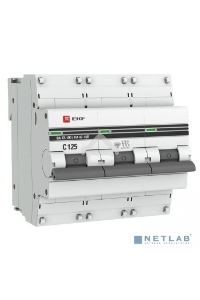 Автоматический выключатель EKF mcb47100-3-63C-pro 3P 63А (C) 10kA ВА 47-100 EKF PROxima