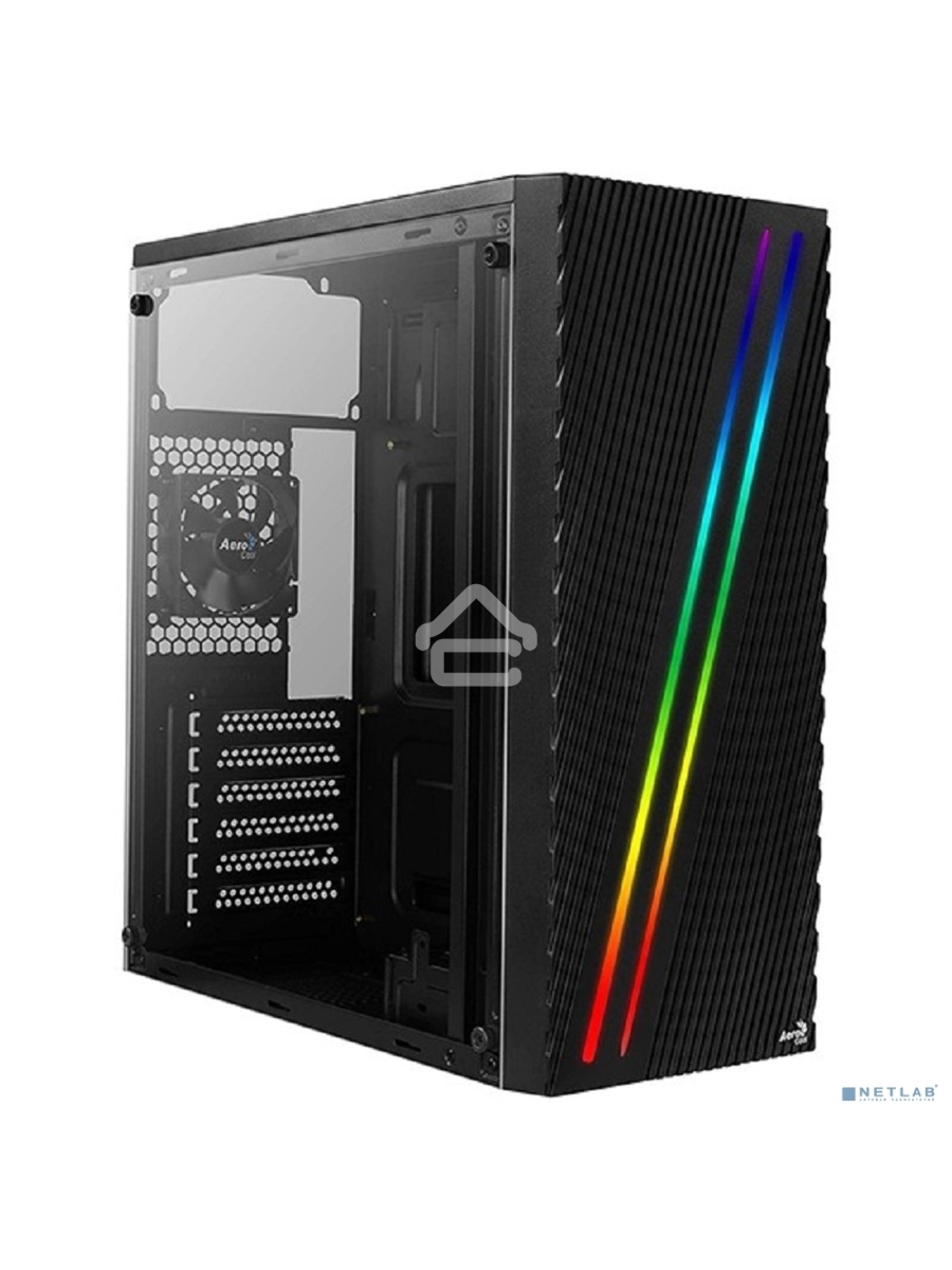 Компьютерный корпус Aerocool  / Formula Streak-A-BK-v1 черный без БП ATX 1x80mm 2xUSB2.0 1xUSB3.0 audio